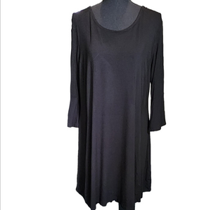 BELL SLEEVE MIDI SWING DRESS